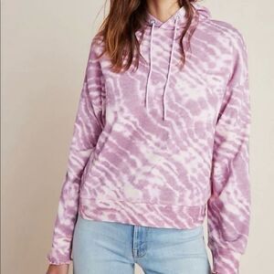 Paige Oakley Lilac Sachet Daze Tie Dye Pullover Hoodie Sweatshirt Women’s Medium